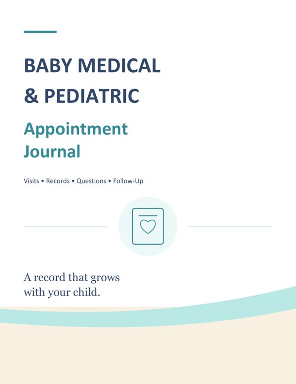 Front cover of Baby Medical & Pediatric Appointment Journal